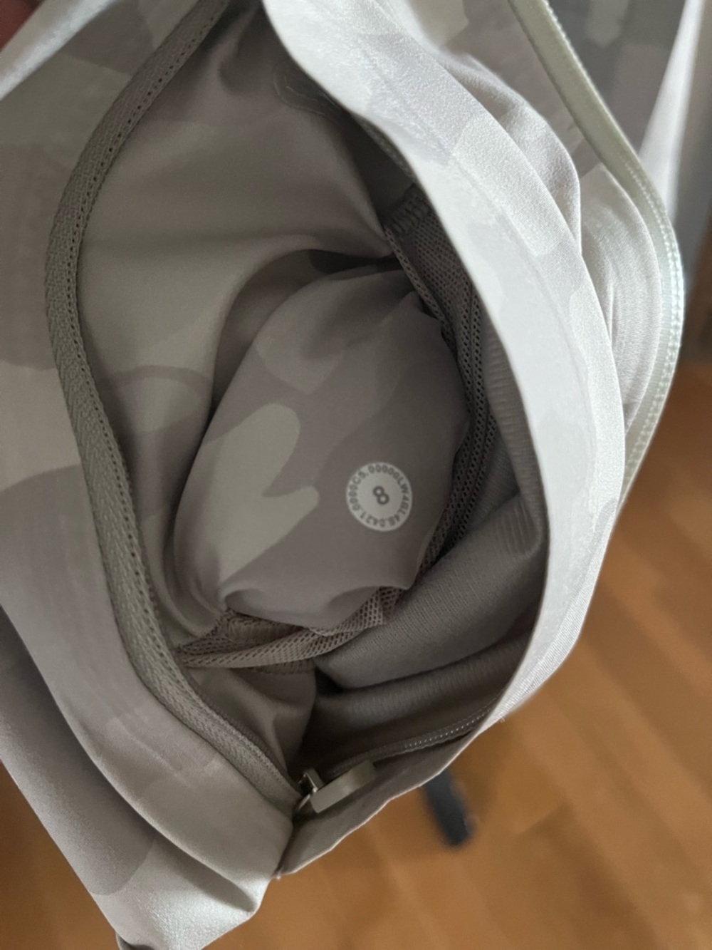 Lululemon Break A Trail Light Gray Camo Hooded Shell - Picture 5 of 7